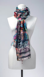 Seidenschal | Damenschal "Patchwork"