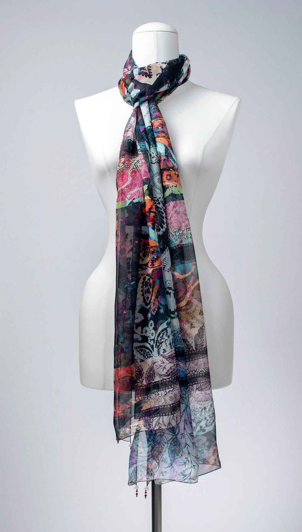 Seidenschal | Damenschal "Patchwork"
