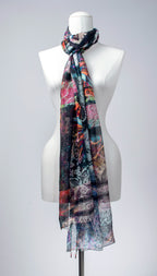 Seidenschal | Damenschal "Patchwork"