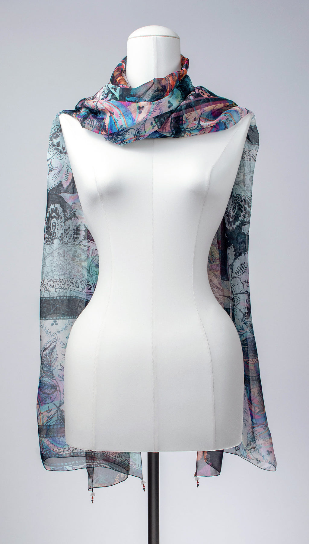 Seidenschal | Damenschal "Patchwork"