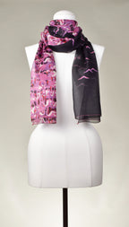 Seidenschal | Damenschal "Pink Flamingo"