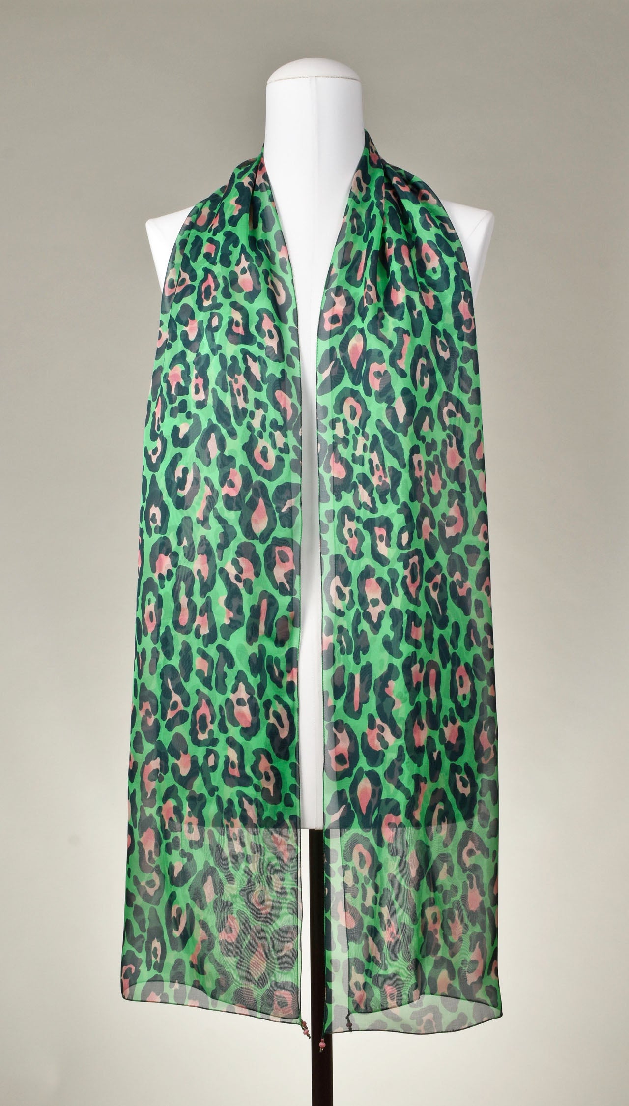 Seidenschal | Damenschal "Leo Green"