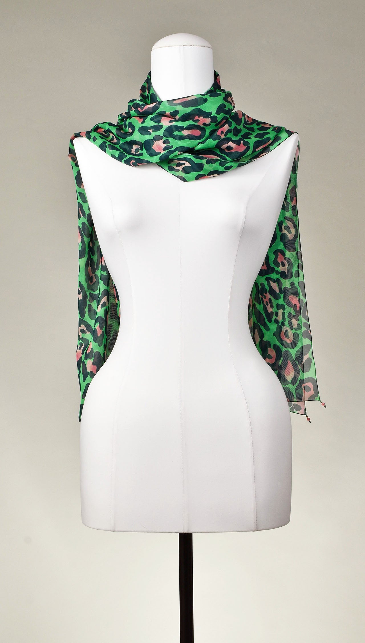 Seidenschal | Damenschal "Leo Green"