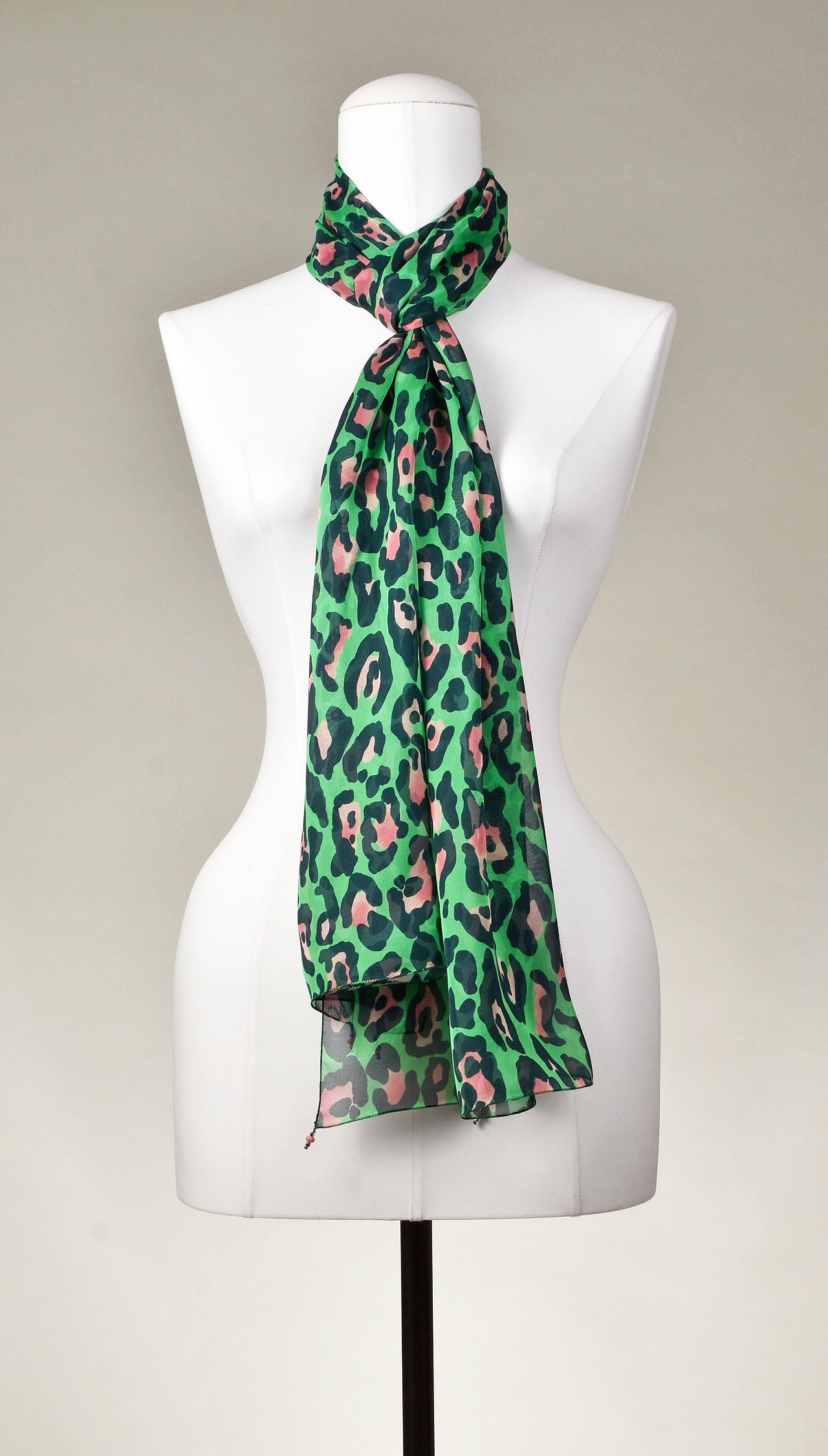 Seidenschal | Damenschal "Leo Green"