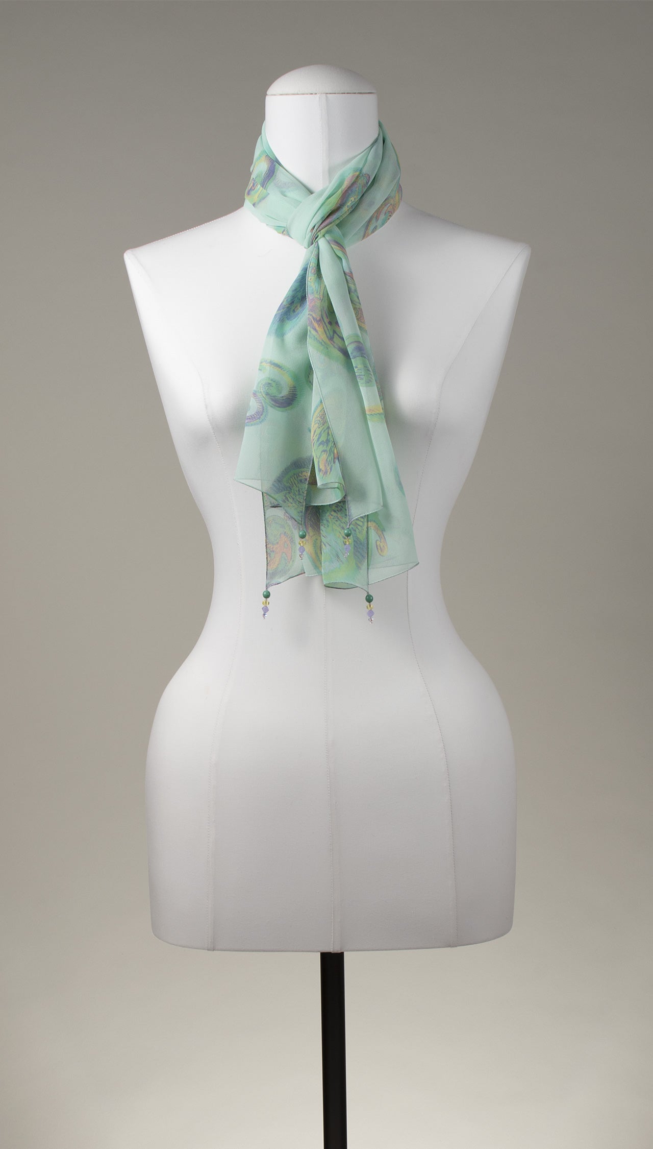 Seidenschal | Damenschal "Mints Paisley"