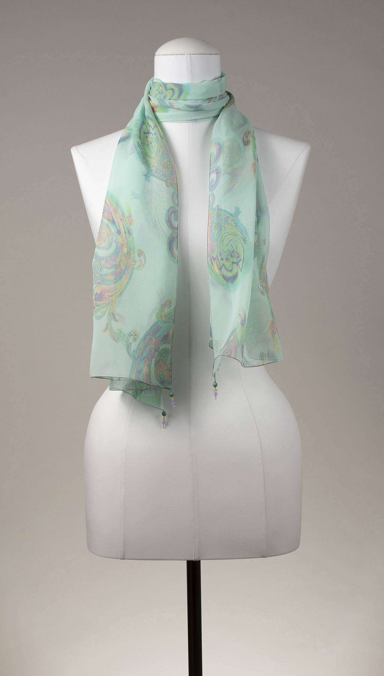 Seidenschal | Damenschal "Mints Paisley"