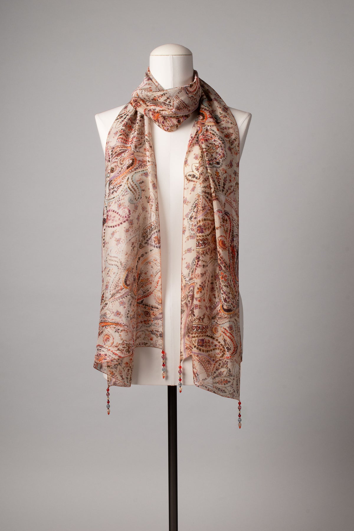 Seidenschal | Damenschal "Paisley Flowers"