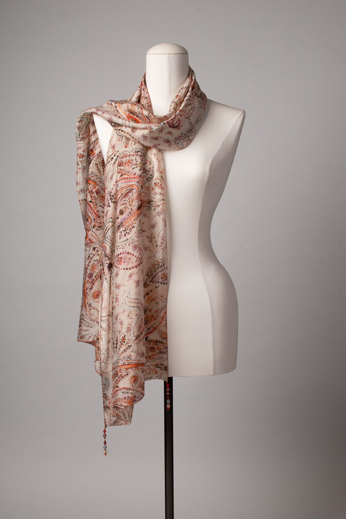 Seidenschal | Damenschal "Paisley Flowers"
