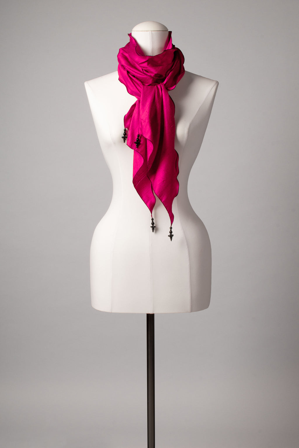 Seidenschal | Damenschal "Pink Waves"