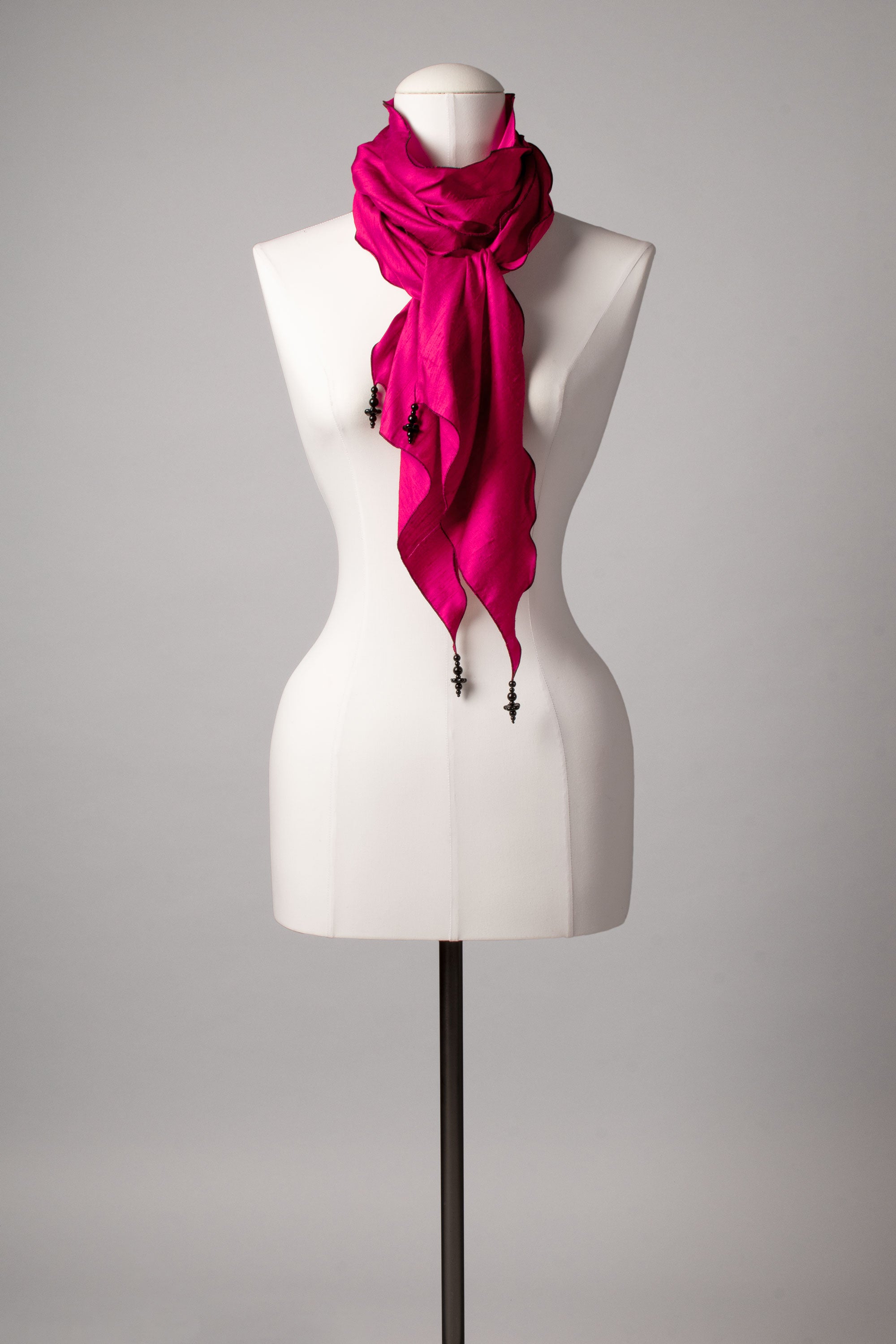 Seidenschal | Damenschal "Pink Waves"