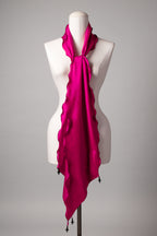 Seidenschal | Damenschal "Pink Waves"