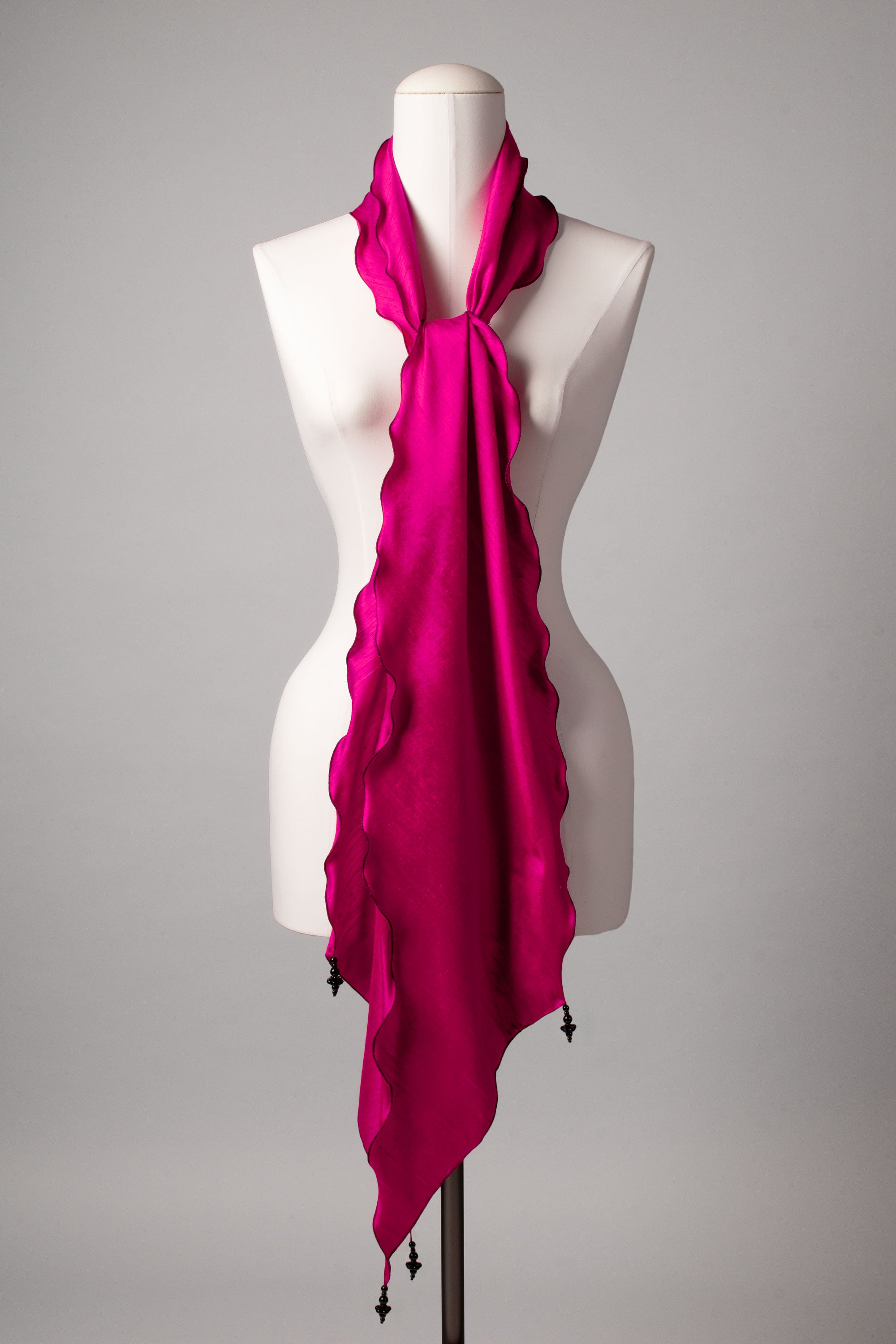 Seidenschal | Damenschal "Pink Waves"