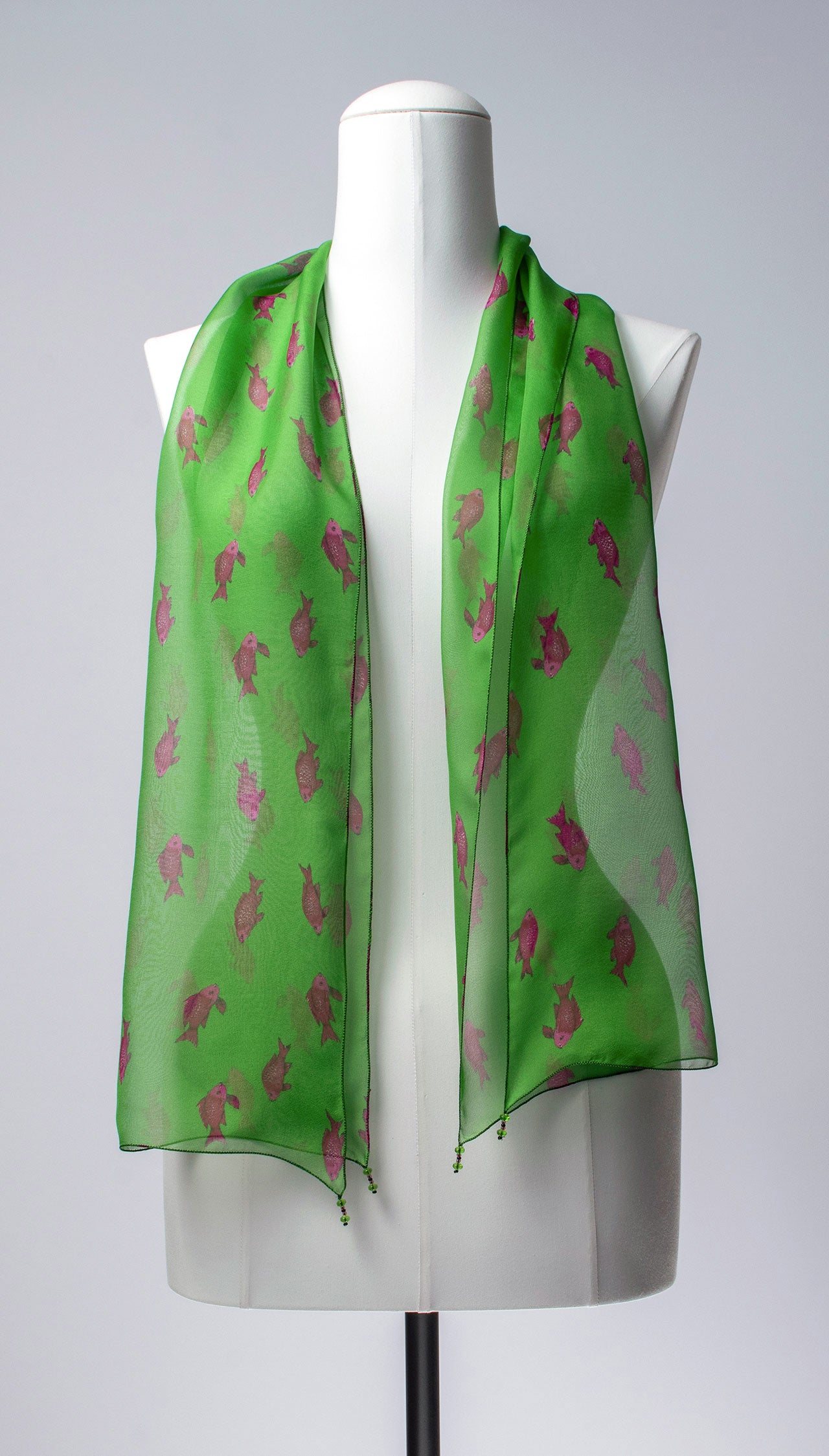 Seidenschal | Damenschal "Purplefish"