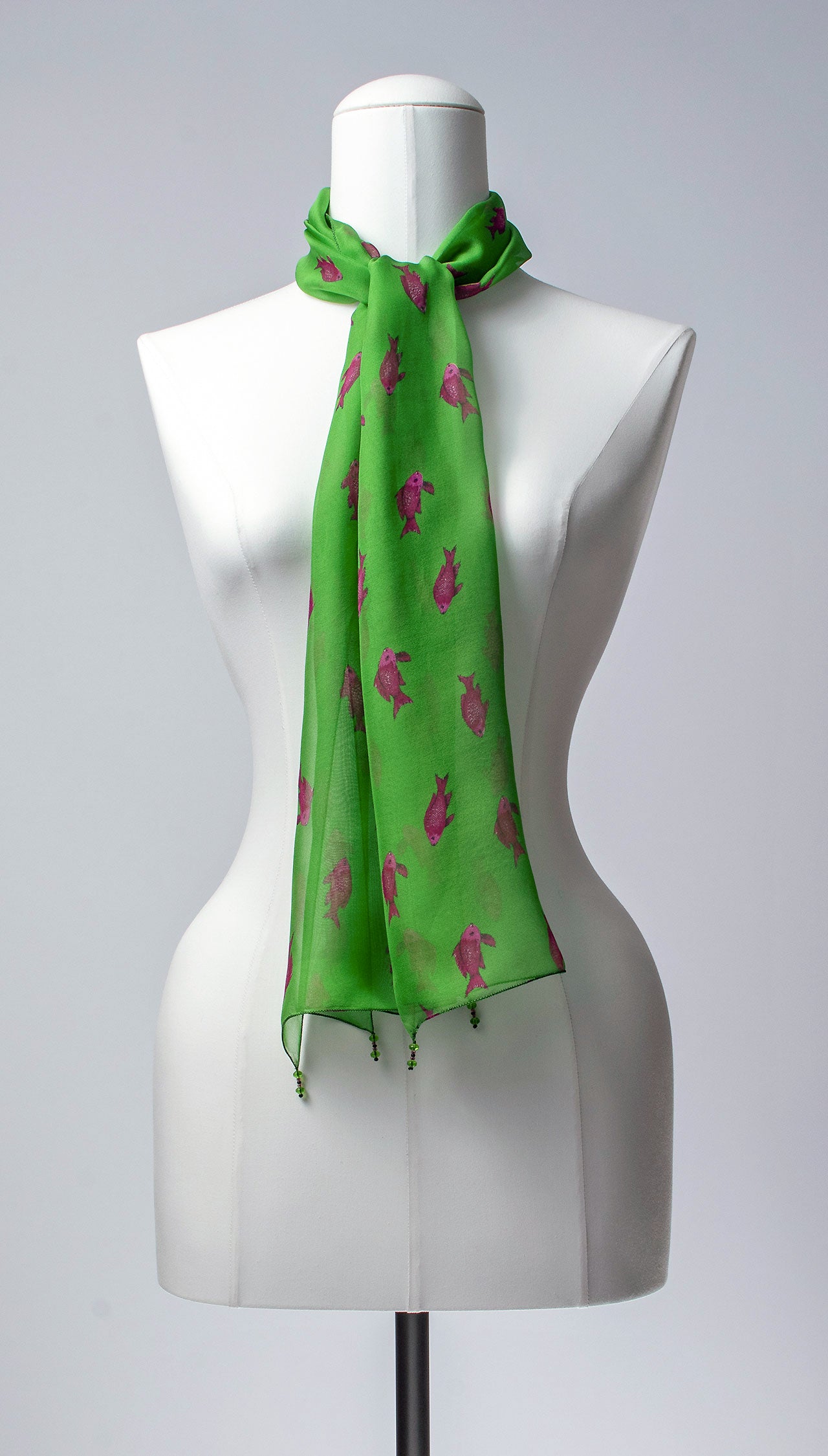 Seidenschal | Damenschal "Purplefish"