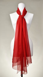 Seidenschal | Damenschal "Red Lady"