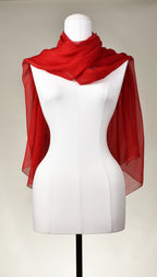 Seidenschal | Damenschal "Red Lady"