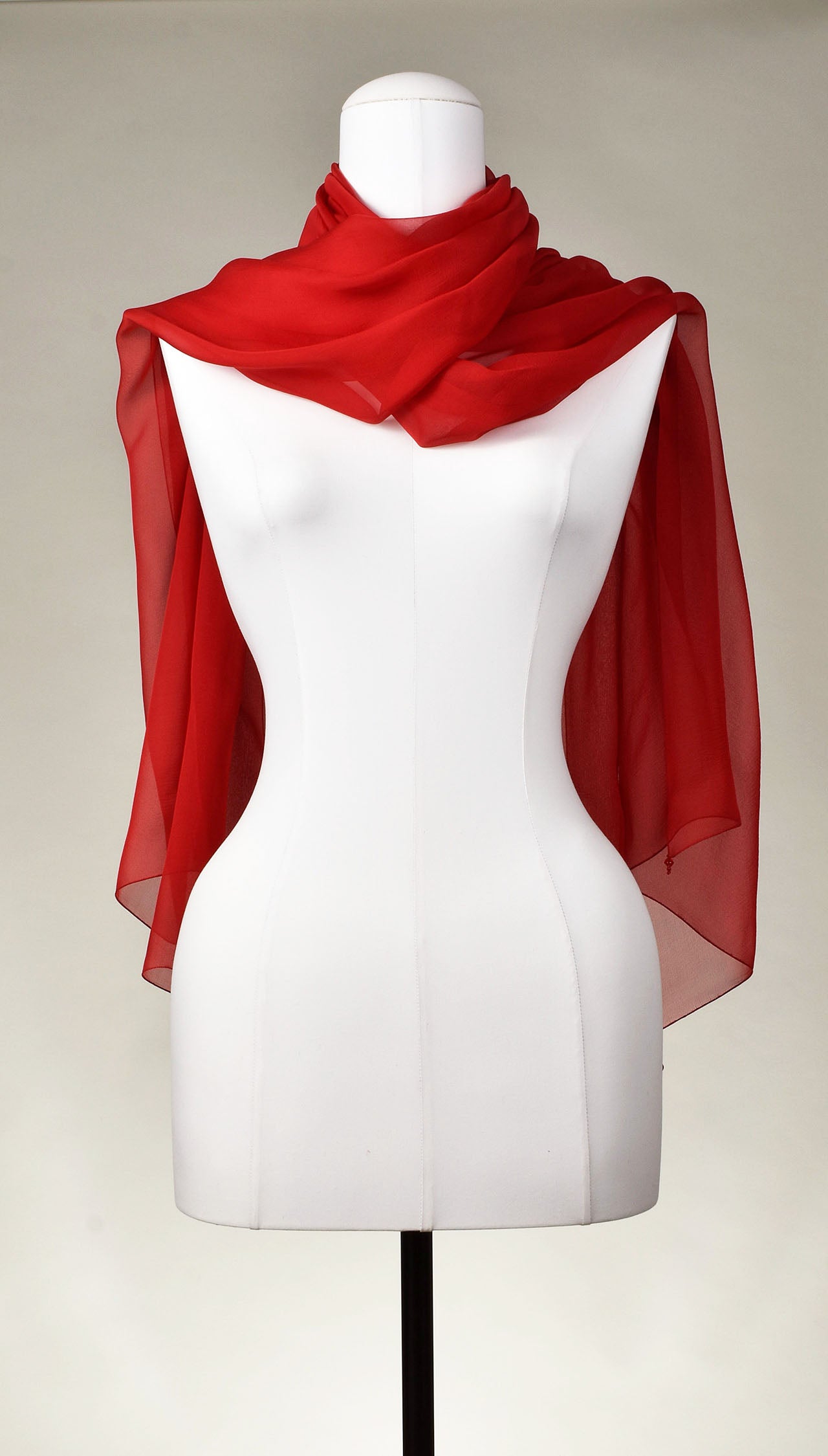 Seidenschal | Damenschal "Red Lady"