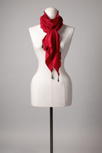 Seidenschal | Damenschal "Red Waves"