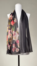 Seidenschal | Damenschal "Roses and Tulips"