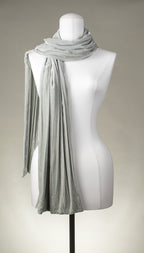 Samtschal | Damenschal "Ice Grey Velvet"