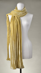 Samtschal | Damenschal "Ginger Velvet Straight Crash with Tassels"