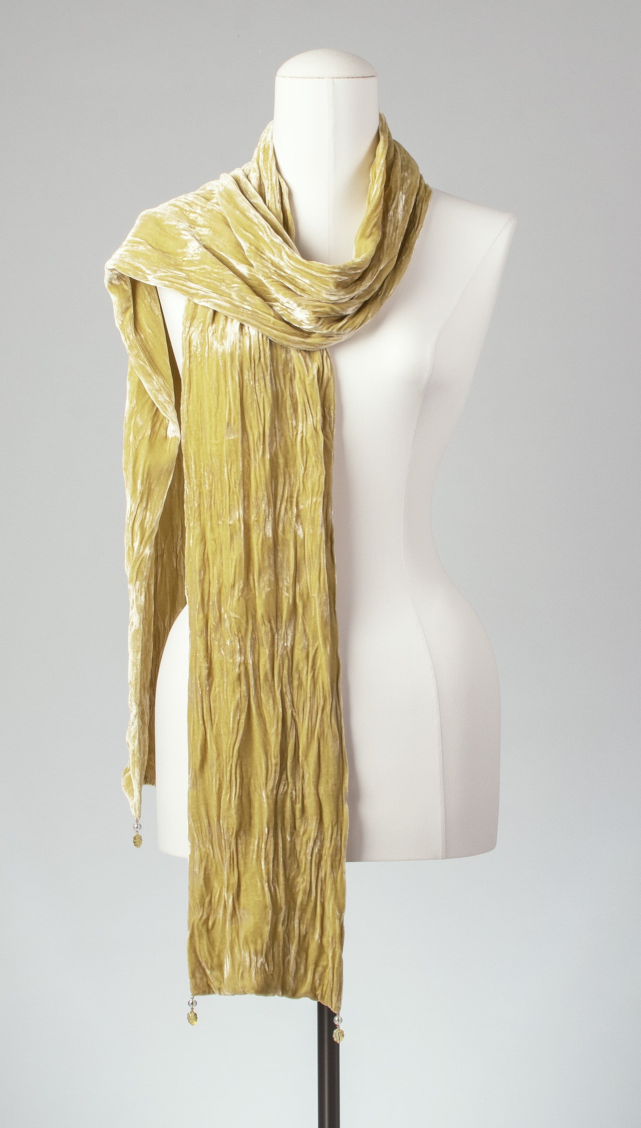 Samtschal | Damenschal "Ginger Velvet Wrinkle Crash"