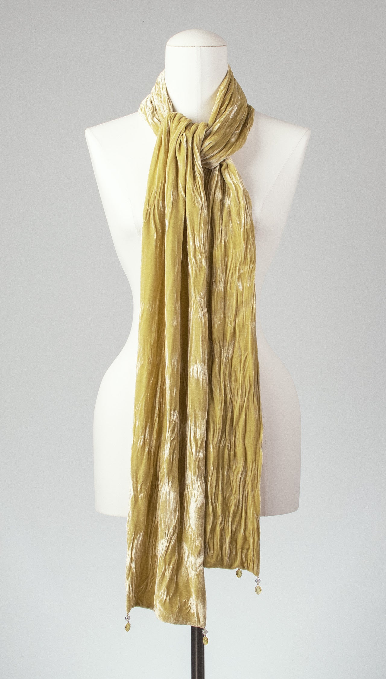 Samtschal | Damenschal "Ginger Velvet Wrinkle Crash"