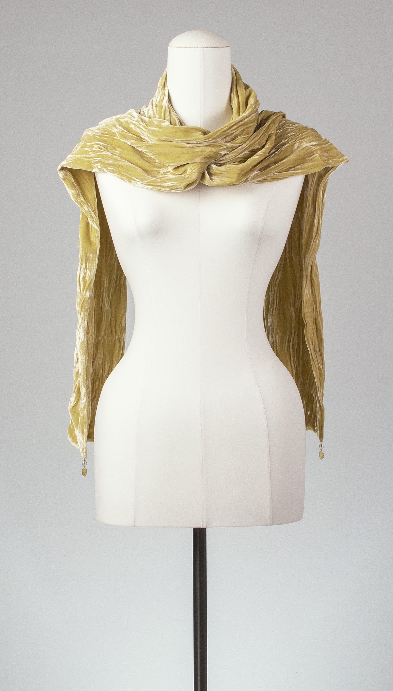 Samtschal | Damenschal "Ginger Velvet Wrinkle Crash"