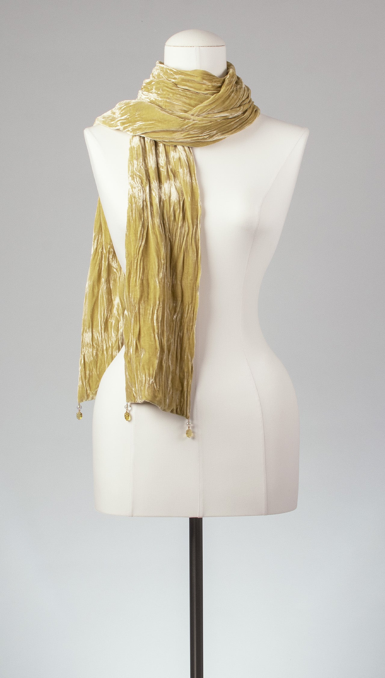 Samtschal | Damenschal "Ginger Velvet Wrinkle Crash"