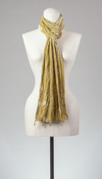 Samtschal | Damenschal "Ginger Velvet Wrinkle Crash"