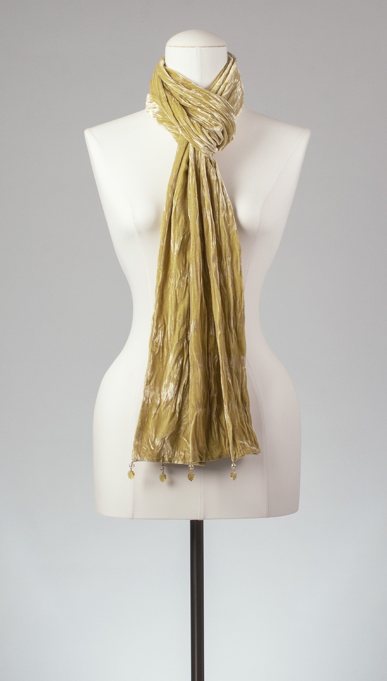 Samtschal | Damenschal "Ginger Velvet Wrinkle Crash"