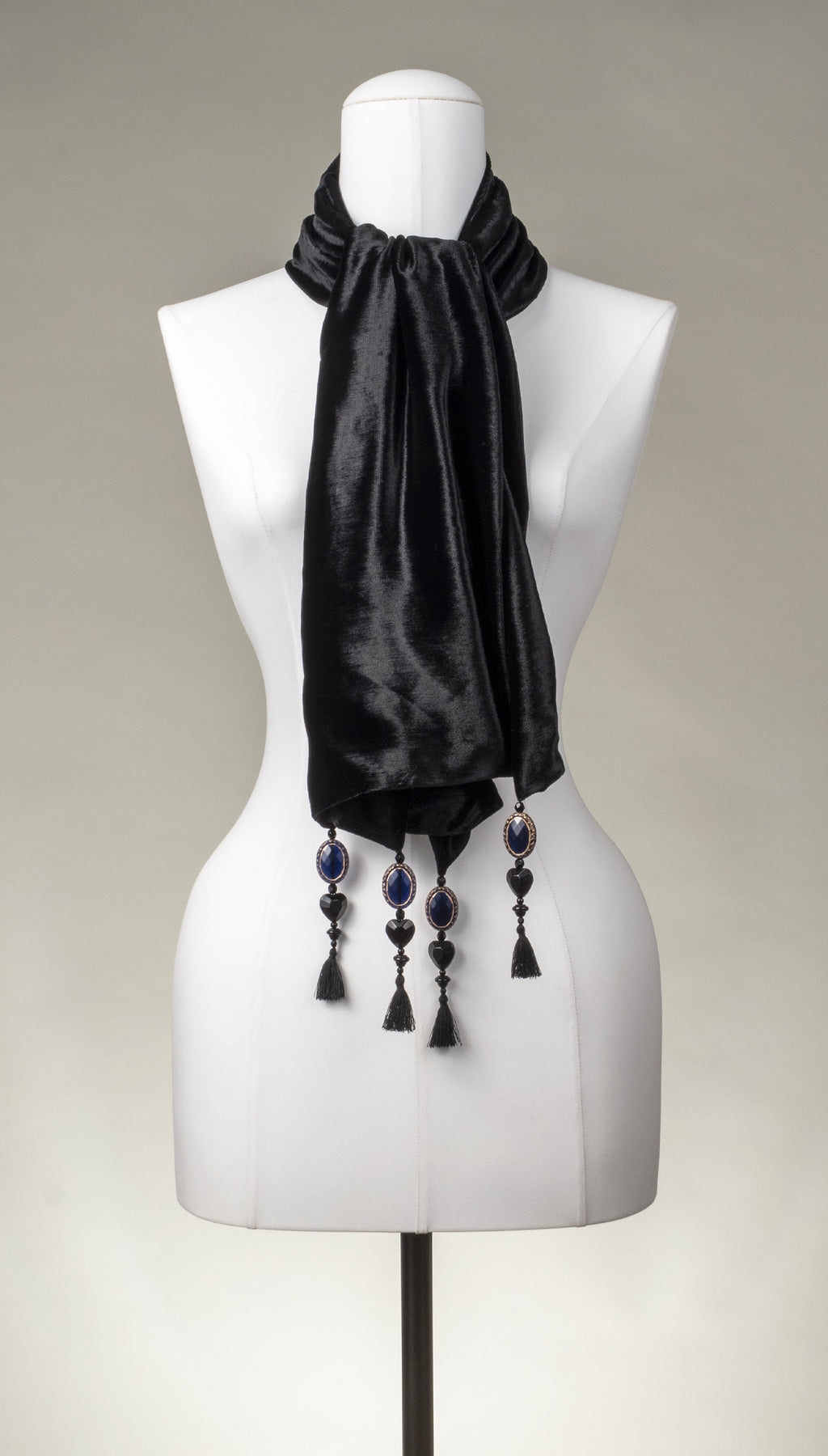 Samtschal | Damenschal "Black Velvet PureSilk"