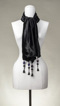 Samtschal | Damenschal "Black Velvet PureSilk"