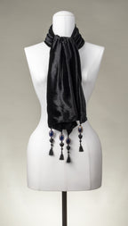 Samtschal | Damenschal "Black Velvet PureSilk"