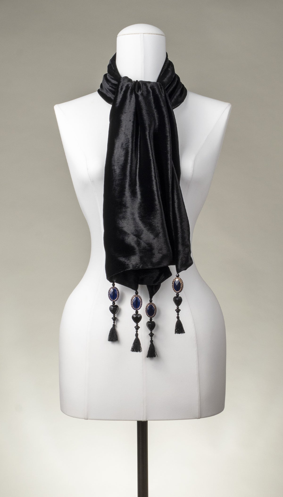 Samtschal | Damenschal "Black Velvet PureSilk"