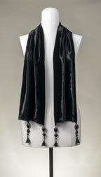 Samtschal | Damenschal "Black Velvet PureSilk"