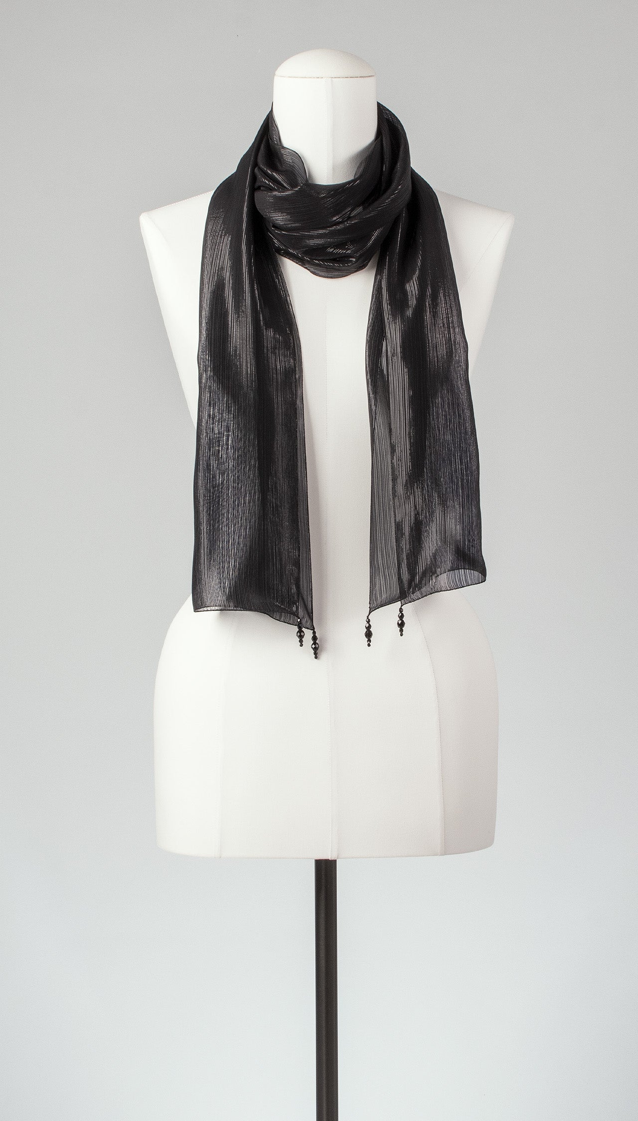 Seidenschal | Damenschal "Black Metal Midi"