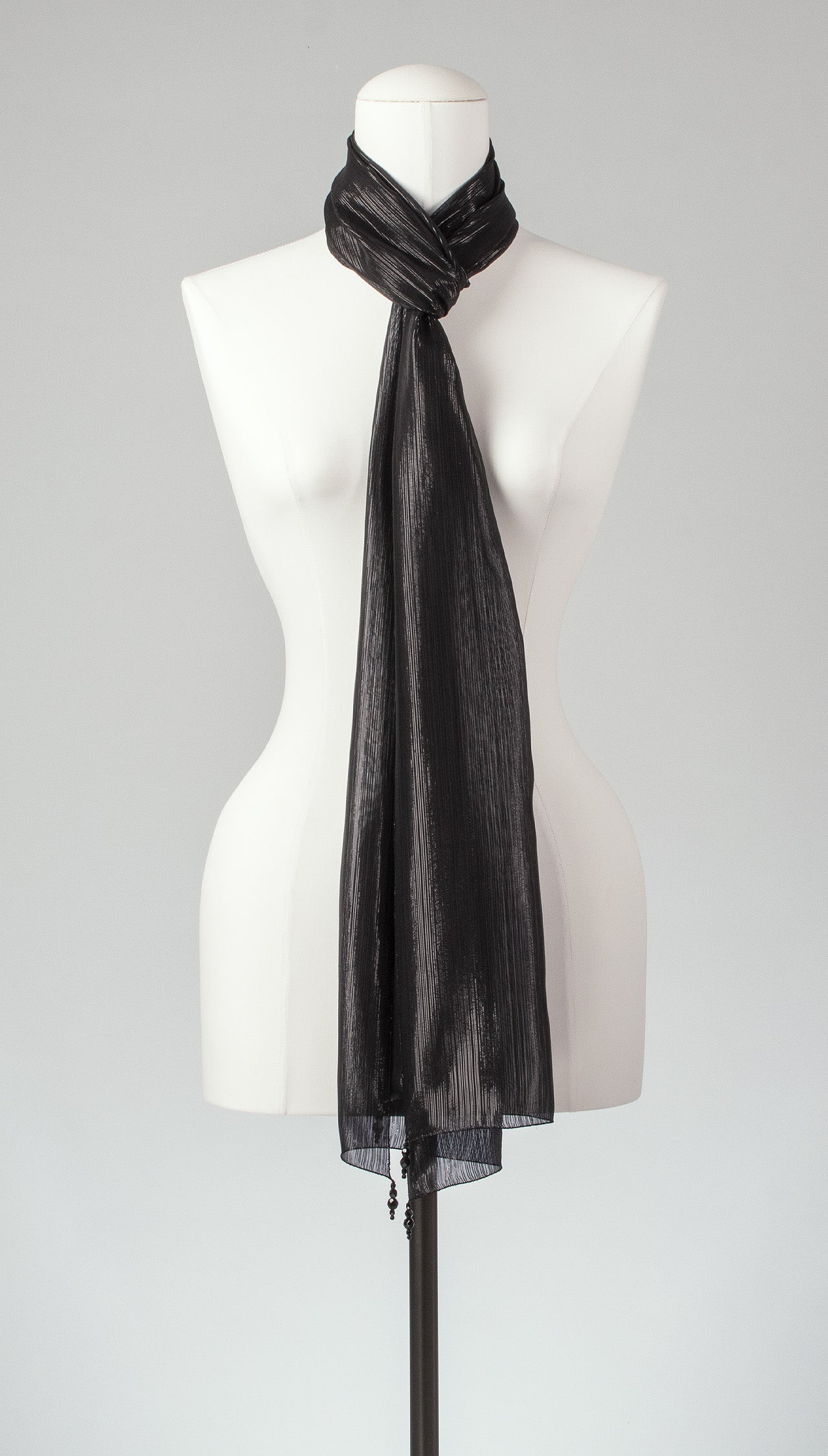 Seidenschal | Damenschal "Black Metal Midi"