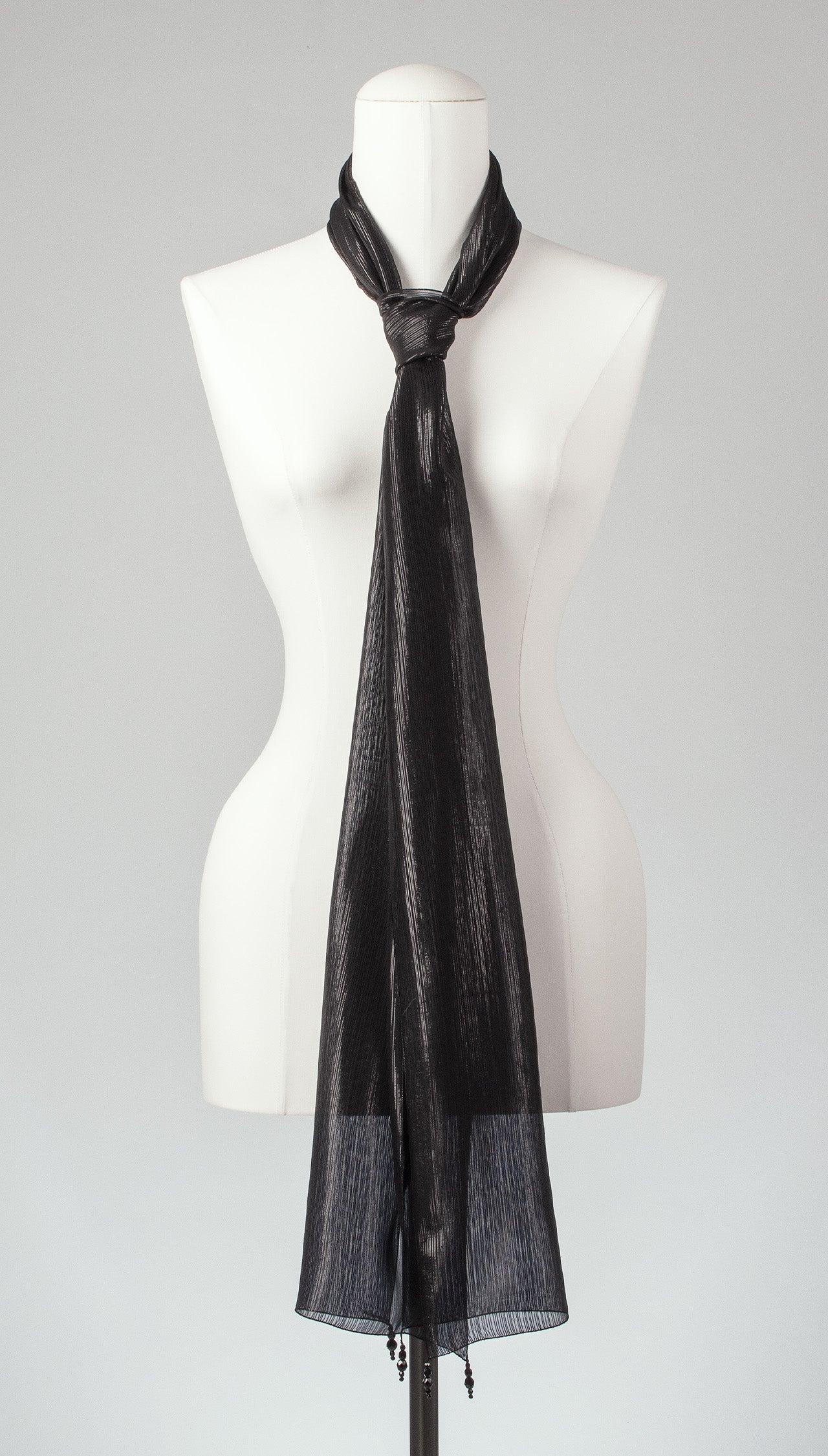 Seidenschal | Damenschal "Black Metal Midi"