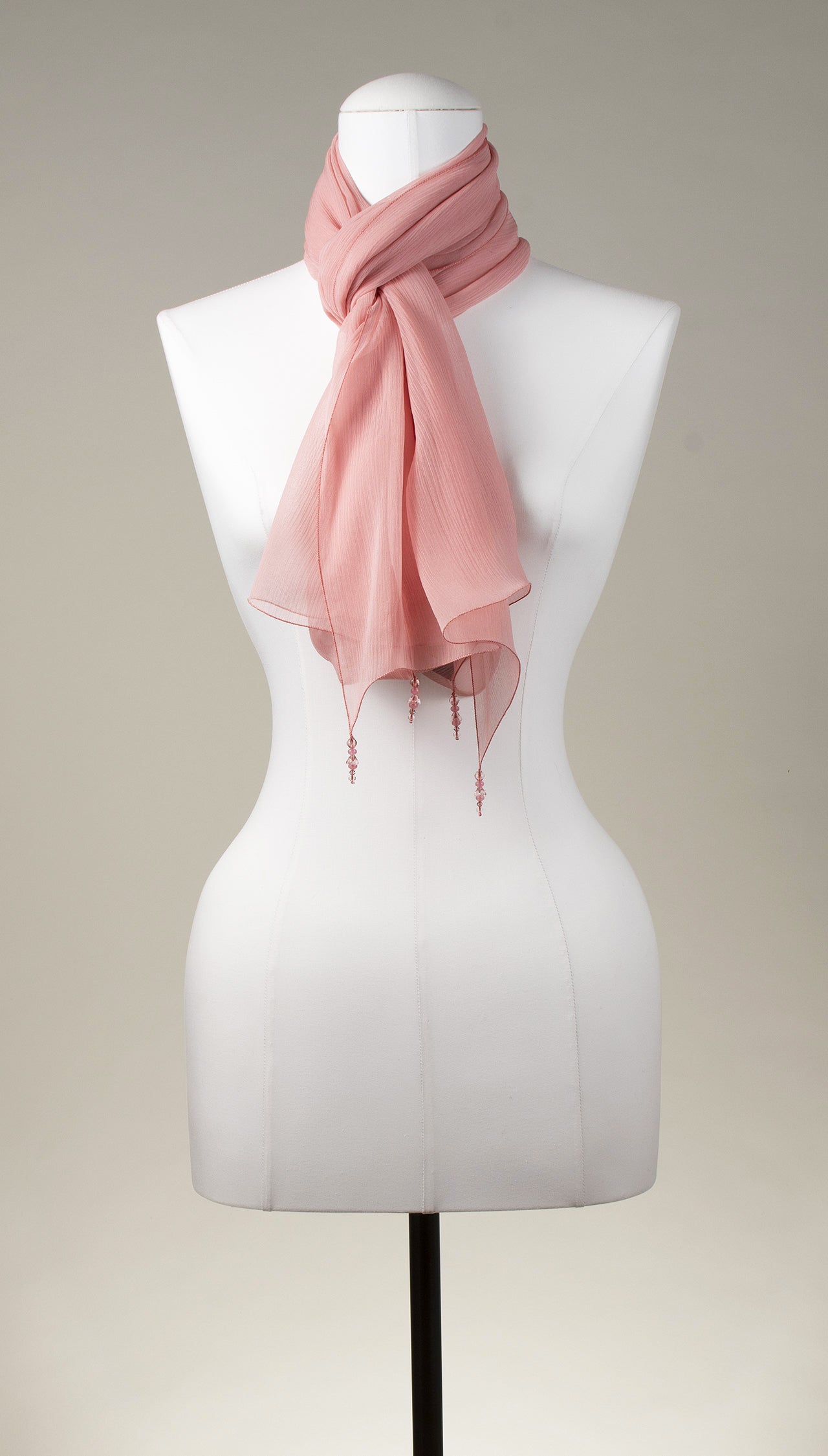 Seidenstola | Seidenschal "Salmon"