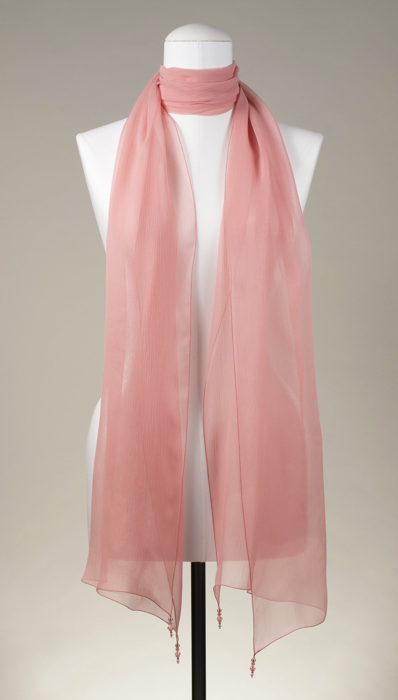 Seidenstola | Seidenschal "Salmon"