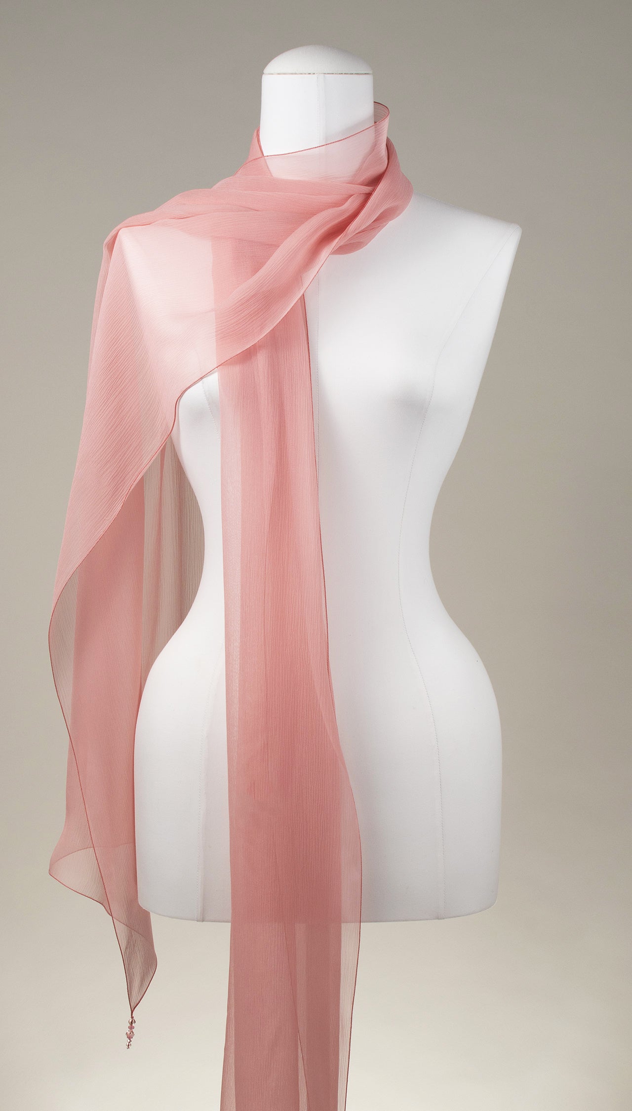 Seidenstola | Seidenschal "Salmon"