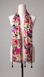 Seidenschal | Damenschal "Shanghai Roses"