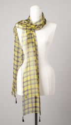 Seidenschal | Damenschal "Tartan 'n Tassels"