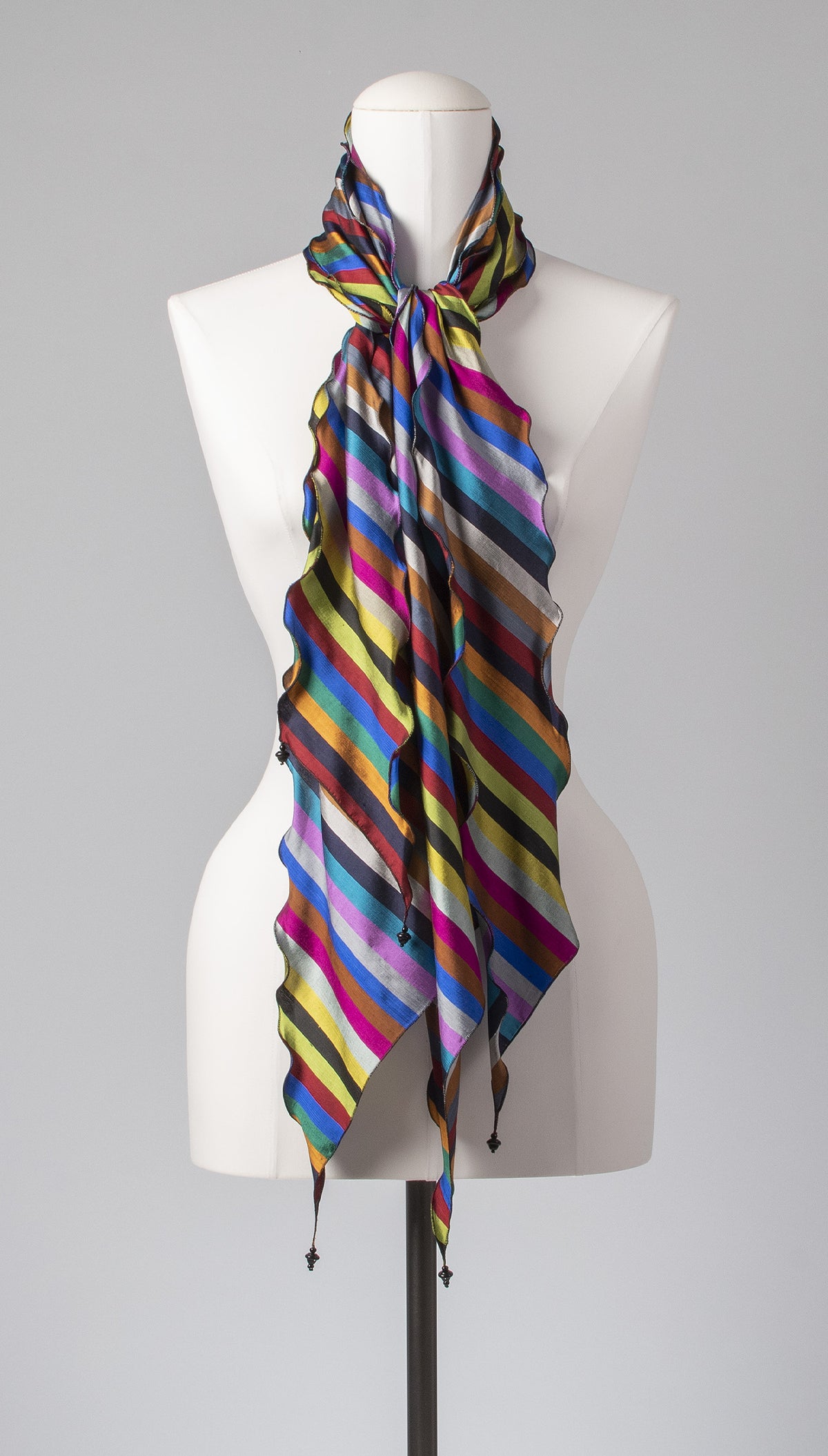 Seidenschal | Damenschal "Stripes 'n Waves Combination"