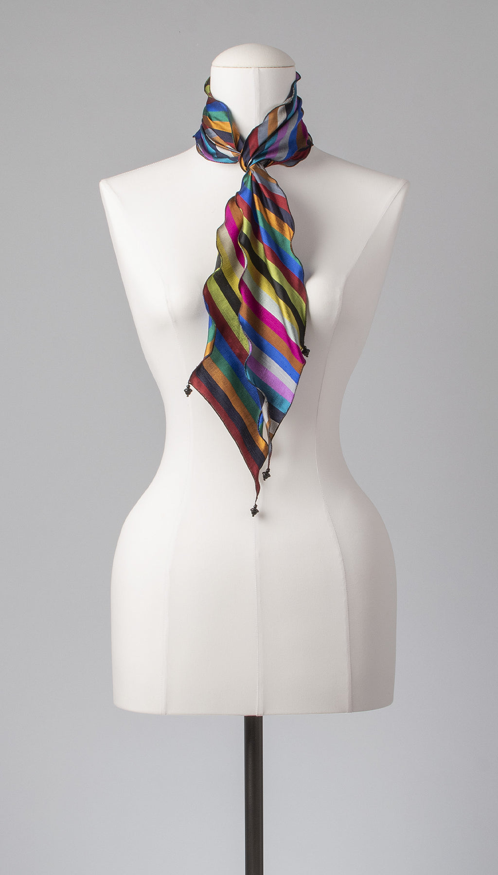 Seidenschal | Damenschal "Stripes 'n Waves Slim"