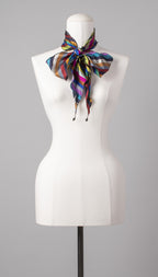 Seidenschal | Damenschal "Stripes 'n Waves Slim"