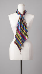 Seidenschal | Damenschal "Stripes 'n Waves Slim"