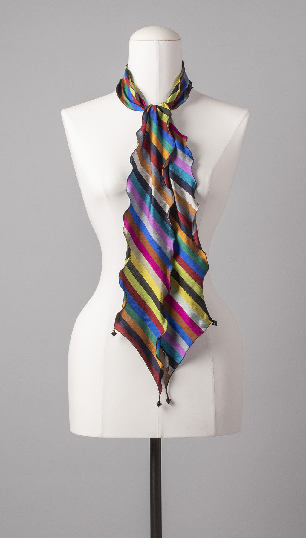 Seidenschal | Damenschal "Stripes 'n Waves Slim"