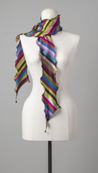 Seidenschal | Damenschal "Stripes 'n Waves Slim"